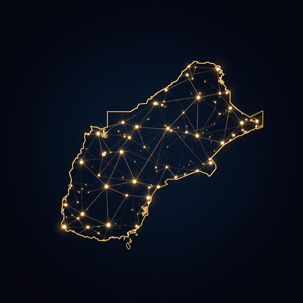 Mapa de cobertura Angola